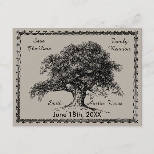 Vintage Tree Outdoor Rustic Family Reunion