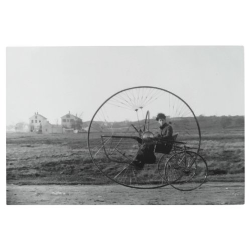 Vintage Tricycle 1882 Metal Print