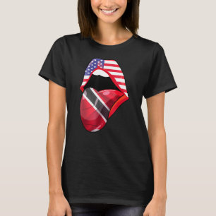 Vintage Trinidadian Roots Tee Trinidad Tobago Lips