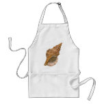 Vintage Triton Seashell Shell, Marine Ocean Animal Adult Apron