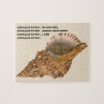 Vintage Triton Seashell Shell, Marine Ocean Animal Jigsaw Puzzle