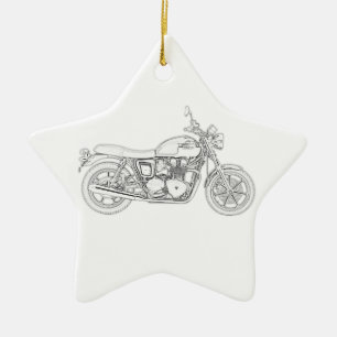Vintage Triumph Ceramic Ornament