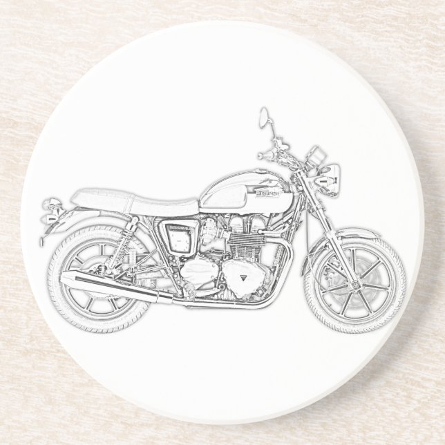 Vintage Triumph  Coaster (Front)