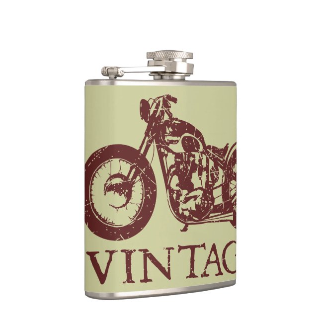 Vintage Triumph Flask (Right)