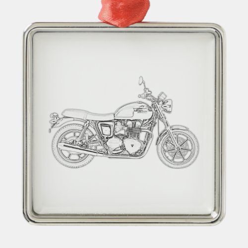 Vintage Triumph  Metal Ornament