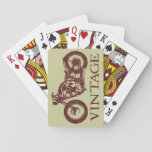 Vintage Triumph Playing Cards at Zazzle