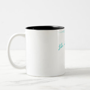 Vintage Trombone Virtuoso: Keep Up with My Hilario Two-Tone Coffee Mug