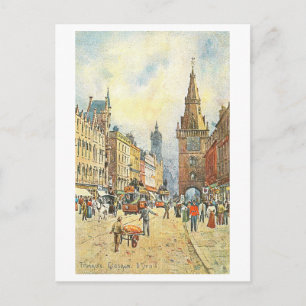 Vintage Trongate, Glasgow, Scotland Postcard