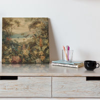 Vintage Tropical Bird Botanical Art | Luxury