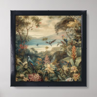 Vintage Tropical Bird Botanical Art | Luxury