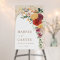 Vintage Tropical Boho Flower Wedding Welcome