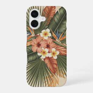 Vintage Tropical Botanical Composition iPhone 16 Case