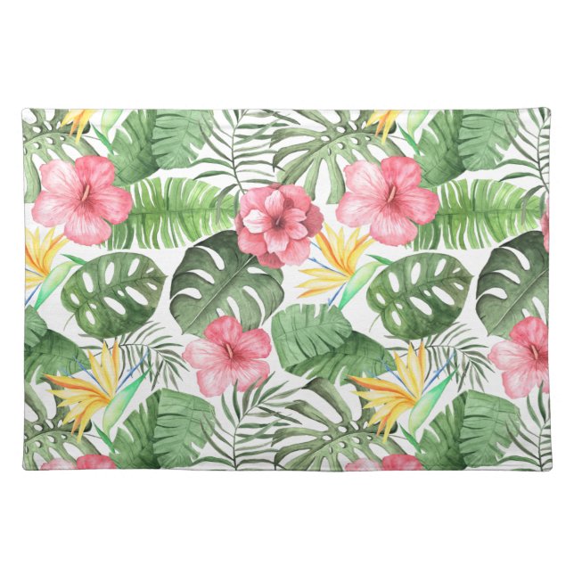 Vintage Tropical Cloth Placemat (Front)