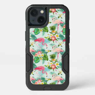 Vintage Tropical Flowers And Birds iPhone 13 Case