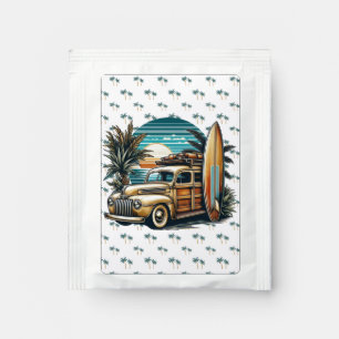vintage tropical/Hawaiian surf truck  Tea Bag Drink Mix