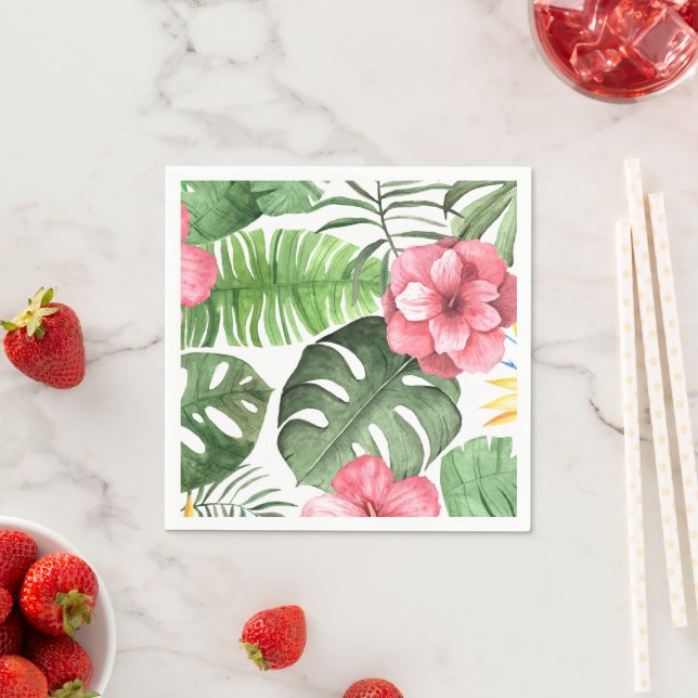 Vintage Tropical Napkins (Insitu)
