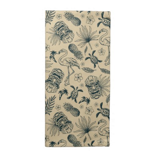 Vintage Tropical Pattern Cloth Napkin