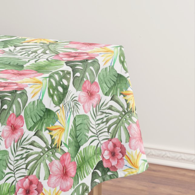 Vintage Tropical Tablecloth (In Situ)