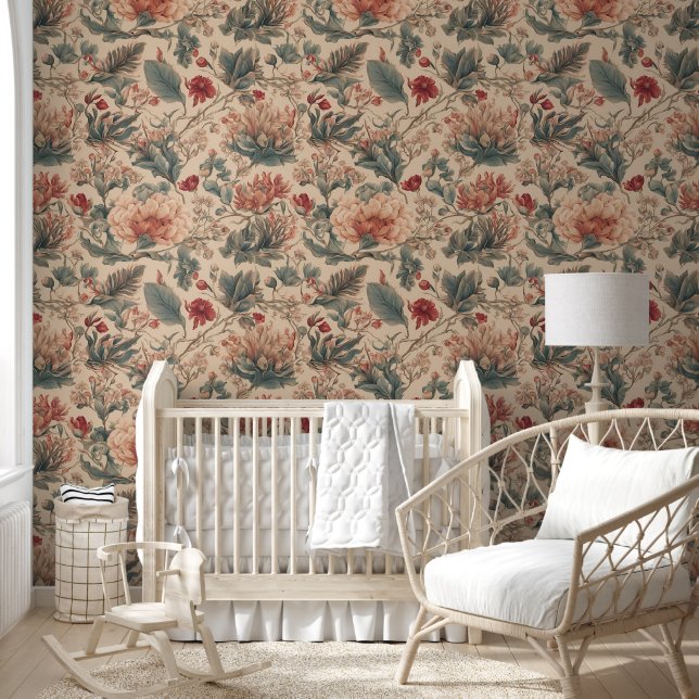 Vintage Tropical Wallpaper (Kids)