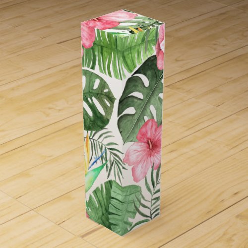 Vintage Tropical Wine Box