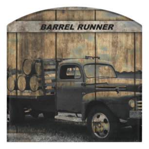 Vintage Truck Antique Truck Old Truck Door Sign