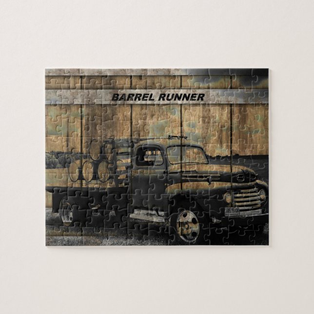 Vintage Truck Antique Truck Old Truck Jigsaw Puzzle (Horizontal)