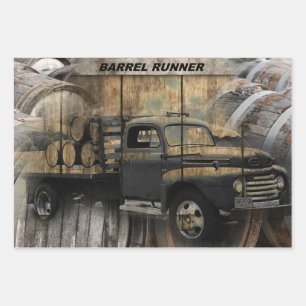 Vintage Truck Antique Truck Old Truck Wrapping Paper Sheets