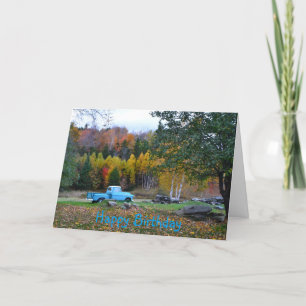 Vintage Truck Birthday Card