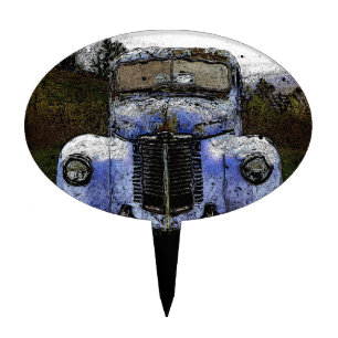 Vintage Truck Cake Topper