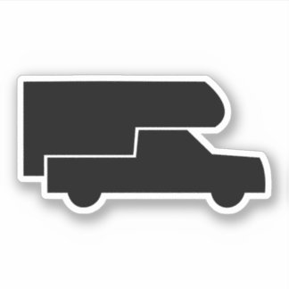 Vintage Truck Camper Sticker