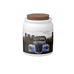 Vintage Truck Candy Jar