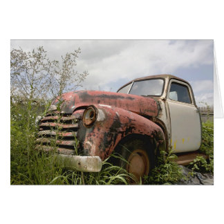 Vintage Truck Card