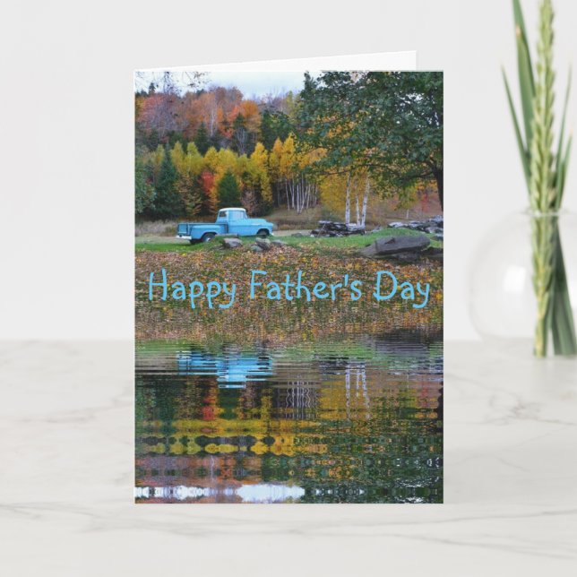 Vintage Truck Father's Day Card (Front)