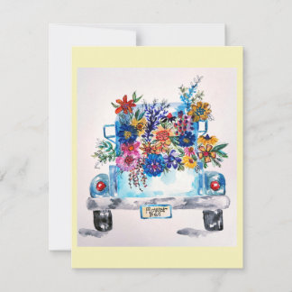 Vintage Truck Greeting Card