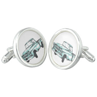 Vintage Truck Illustration Cufflinks