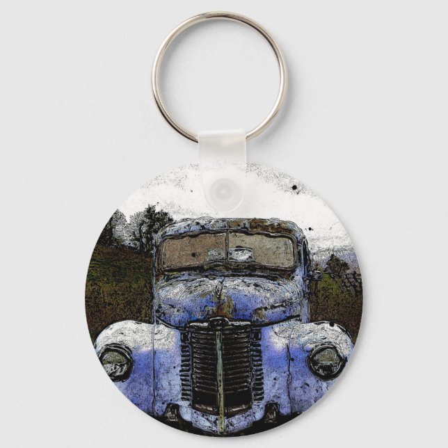 Vintage Truck Keychain (Front)