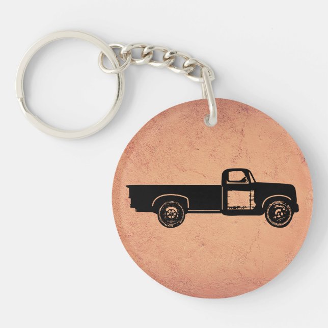 Vintage Truck Keychain (Front)