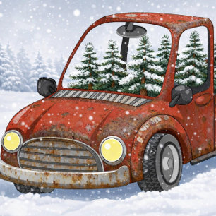 Vintage Truck Postcard