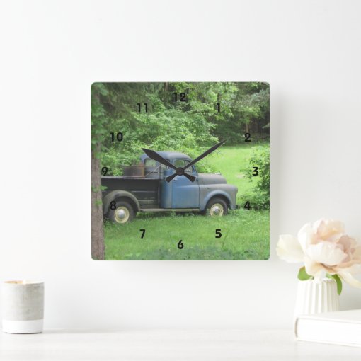 Vintage Truck Wall Clock Zazzle
