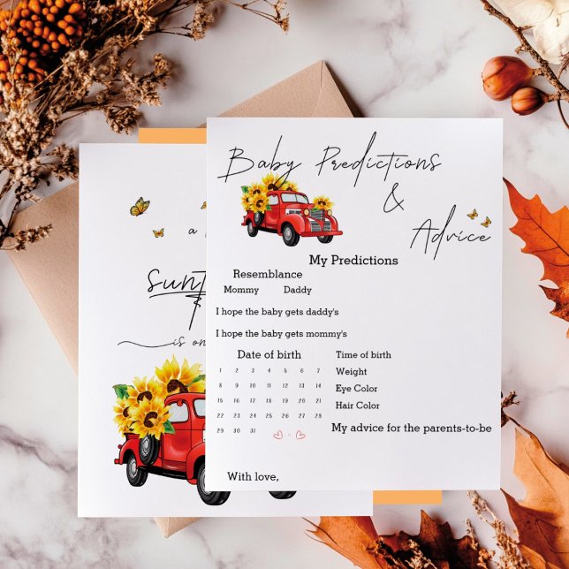 Vintage Truck with Sunflowers Predictions Game (Creator Uploaded)