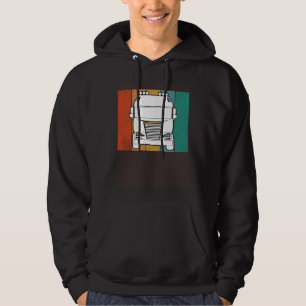 Vintage Trucker Retro Truck Driver Hoodie