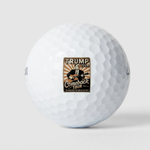 Vintage TRUMP 2024 Rocks COMEBACK TOUR  Golf Balls