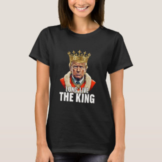 Vintage Trump Long Live The King American Patrioti T-Shirt