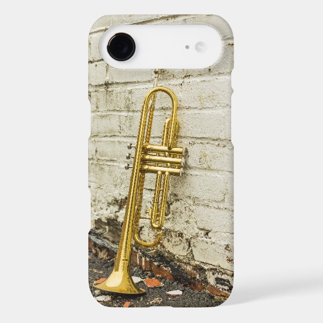 Vintage Trumpet Phone Case (Back)