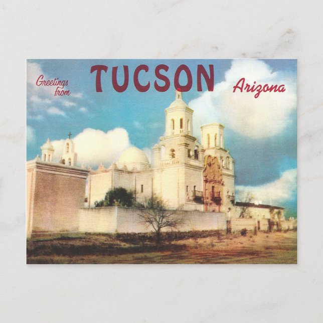 Vintage Tucson Postcard (Front)