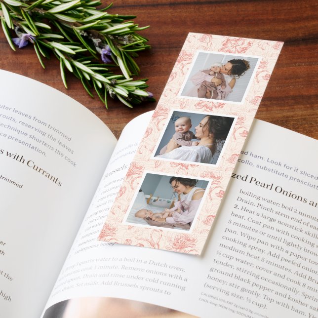 Vintage Tulip Floral Pattern Bookmarks (Book)