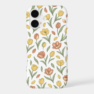 Vintage Tulip Garden – Soft Botanical Floral iPhone 17 Case