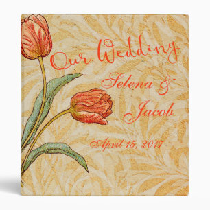 Vintage Tulip Morris Painting Collection 3 Ring Binder