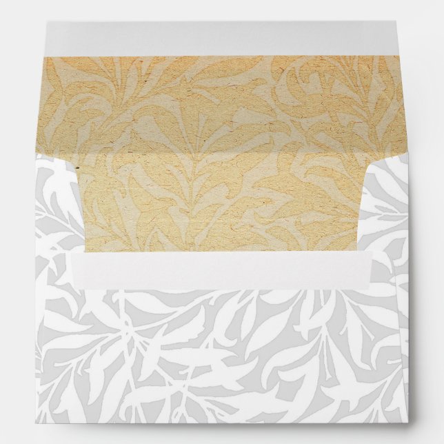 Vintage Tulip Morris Painting Collection Envelope (Back (Bottom))