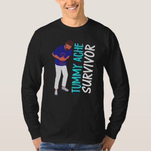 Vintage TUMMY ACHE SURVIVOR Stomach Ache IBS  Men  T-Shirt